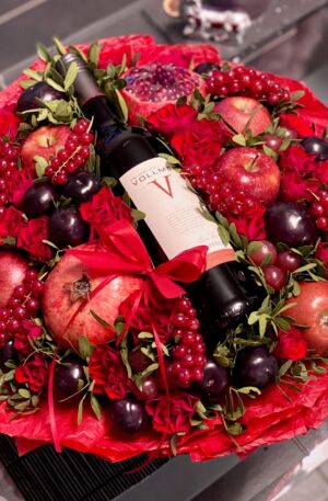 Roter Samt L mit Wein 0,7ml