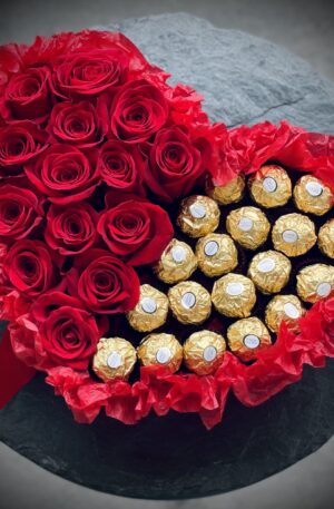 Rocher Herz Box Rot  S