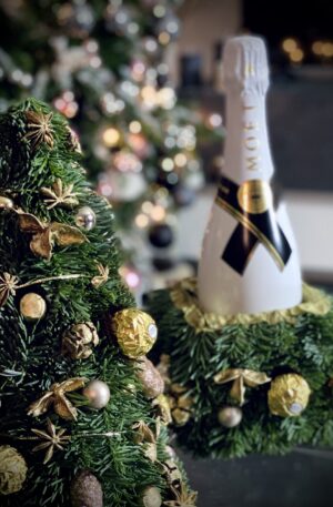 Weihnachtsbaum mit Überraschung