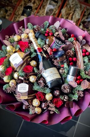 Moet Mix Weihnachtsstrauß