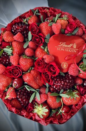 Rote Beeren Lindt von Herzen