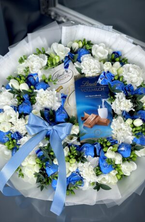Lindt in blau
