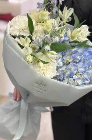 Blau Hortensie Nelke