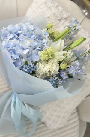 Blau Hortensie-Lilie
