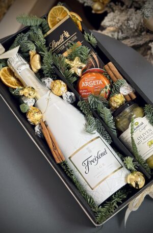 Präsentbox mit Sekt