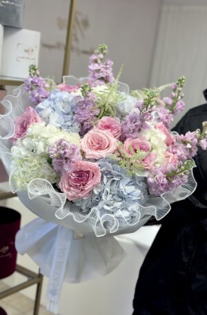 Rosa-blau "Himmlische Harmonie"